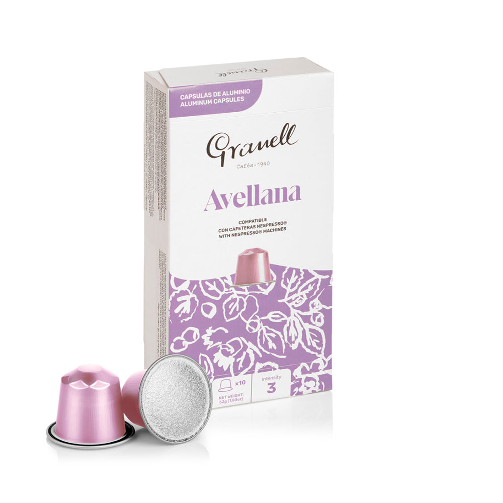 Granell - Nespresso compatible - Hazelnut - 10 Capsules