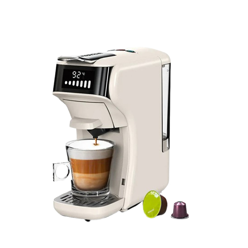 HiBREW 6 in1 - Capsule Coffee Machine H1B - Multiple Capsules Compatible - Beige
