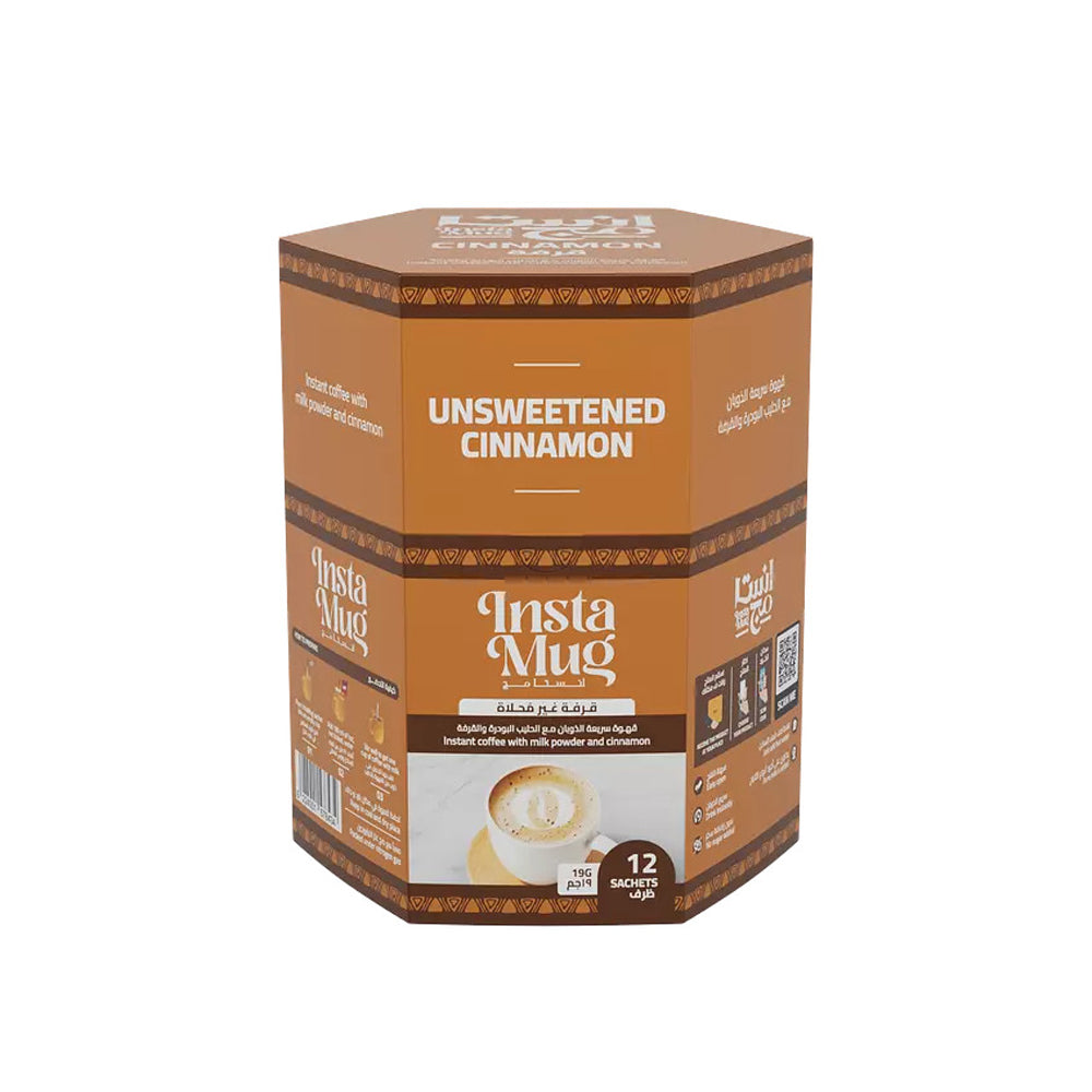 InstaMug - Instant Coffee - Unsweetened Cinnamon - 12 Sachets