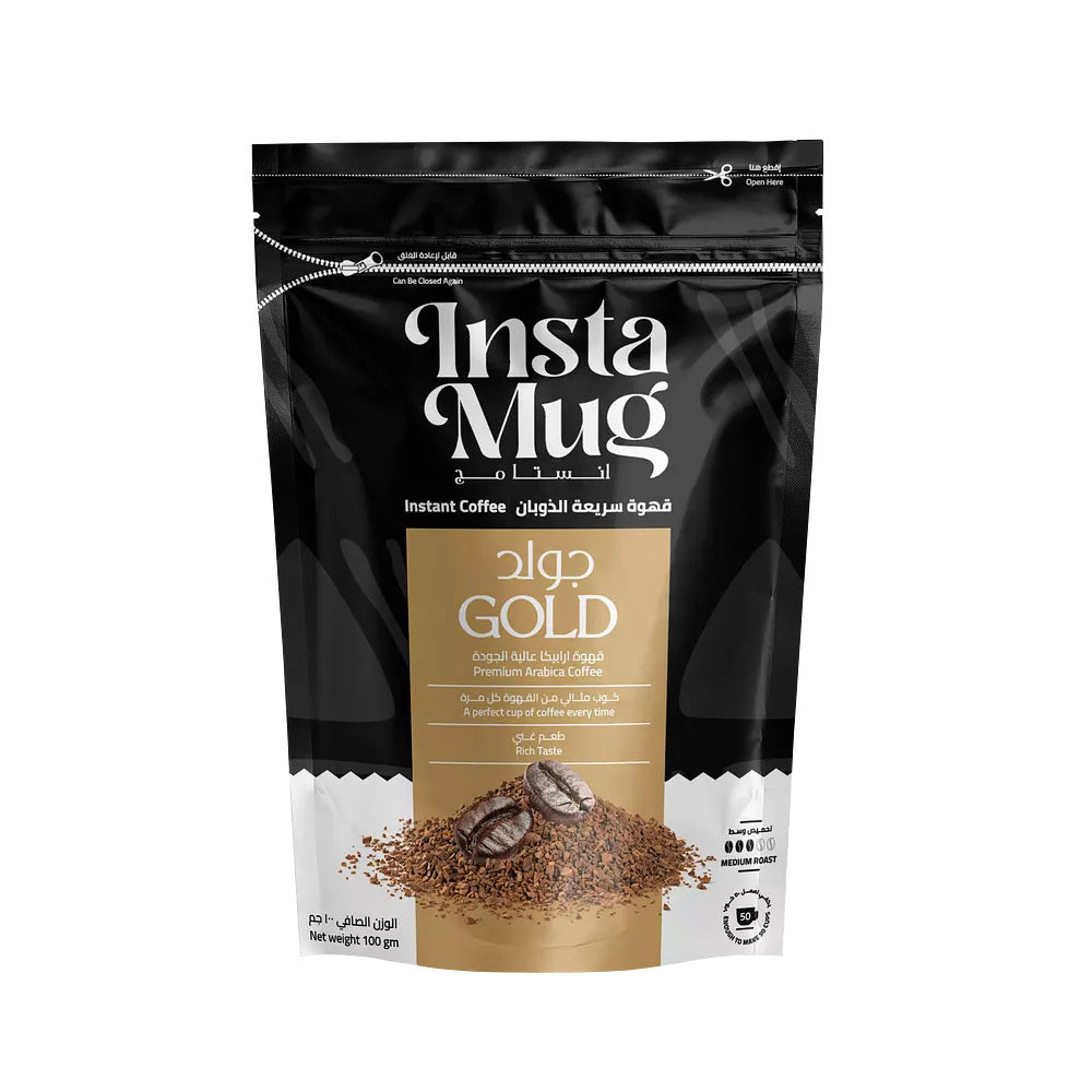 InstaMug - Instant Coffee - Gold - Premium Arabica Coffee - 100g