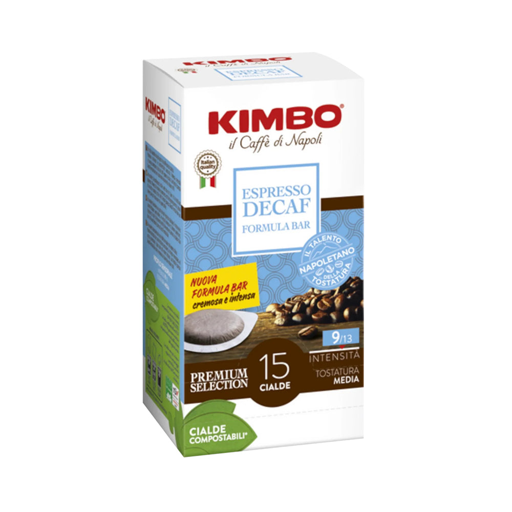 KIMBO - Easy Serving Pods - Espresso Decaf - 15 pods