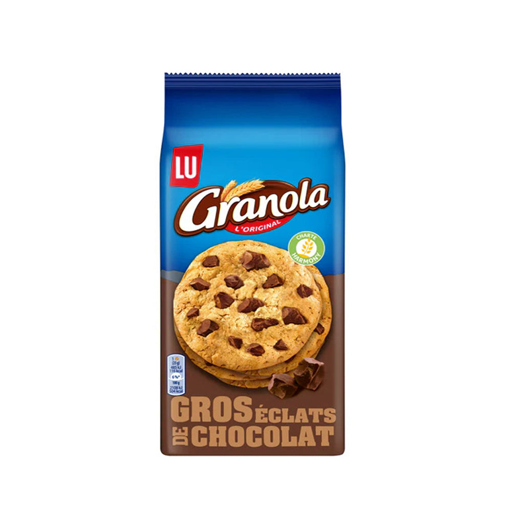 LU - Granola Cookies - Large Pieces Of Chocolate - 184g