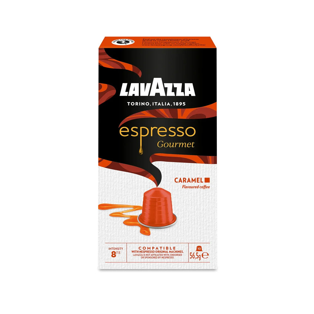 Lavazza - Nespresso Compatible - Espresso Gourmet - Caramel - 10 Capsules