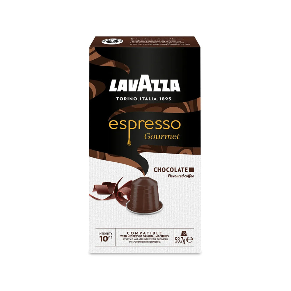 Lavazza - Nespresso Compatible - Espresso Gourmet - Chocolate - 10 Capsules