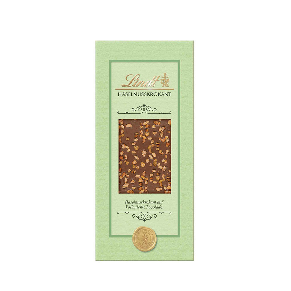 Lindt - Haselnusskrokant Vollmilch Tafel 100g
