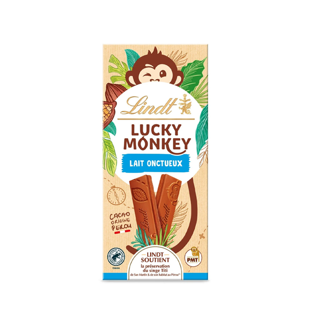 Lindt - Lucky Monkey - Creamy Milk - 100g