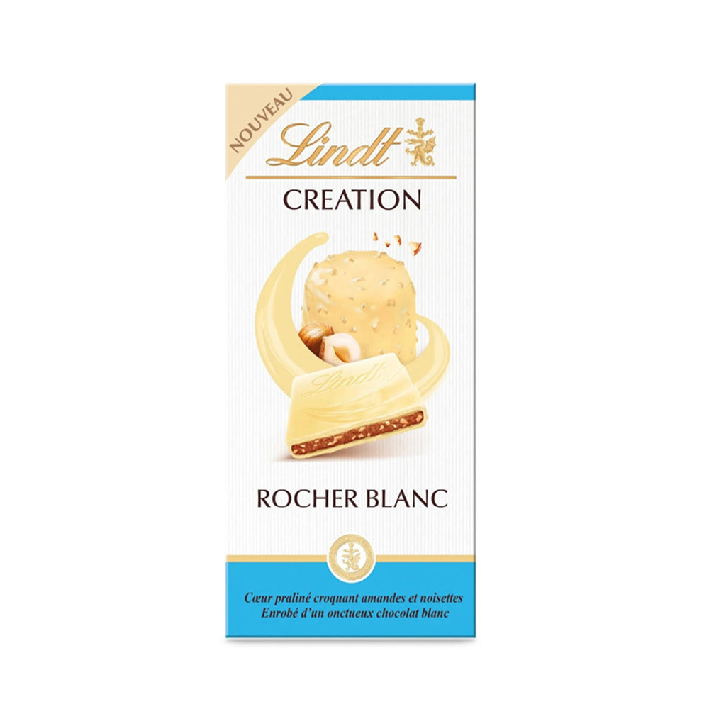Lindt Creation - Hazelnut Rocher Blanc White Chocolate - 148g