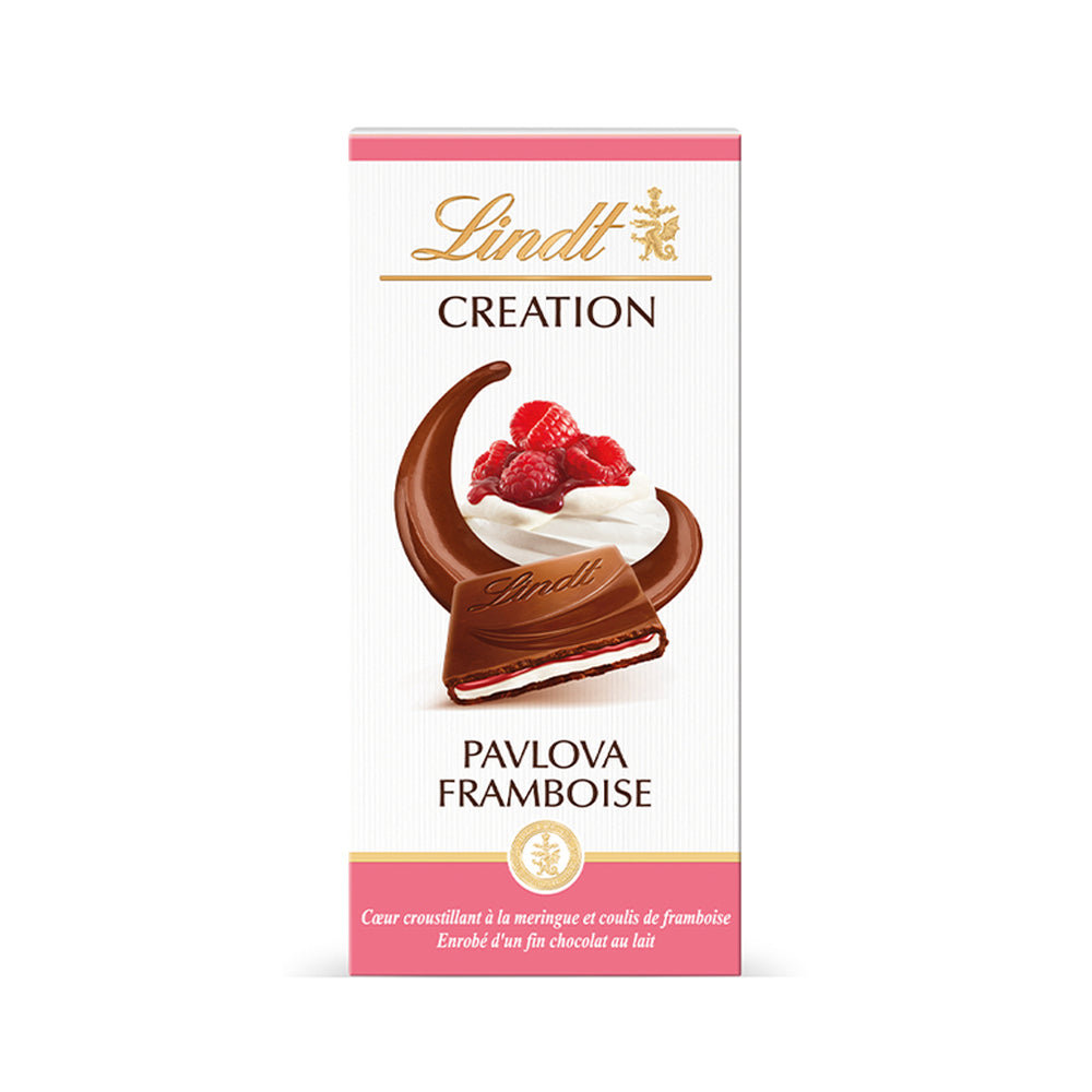 Lindt Creation - Pavlova Raspberry Milk Chocolate Bar - 150g