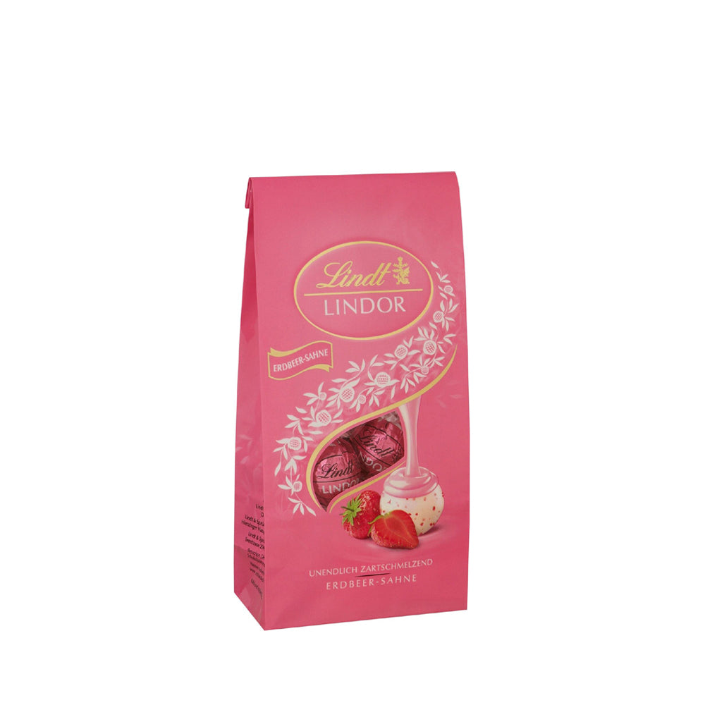 Lindt Lindor Bags - Strawberry Cream - 137g