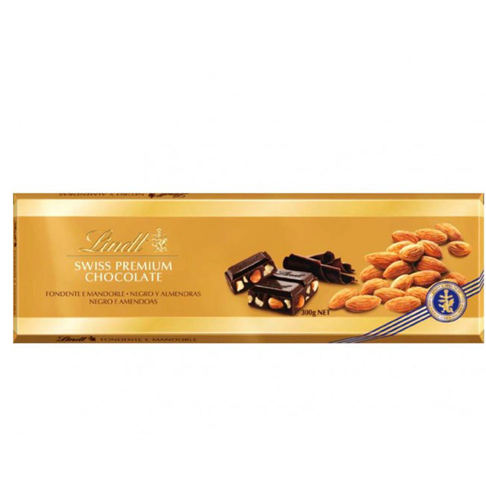 Lindt Tablet Gold Dark Chocolate and Almonds - 300g