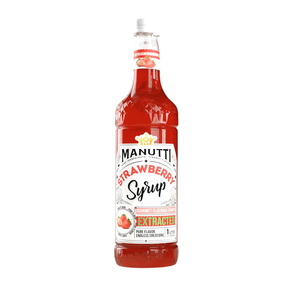 Manutti - Flavor Syrup - Strawberry - 1L