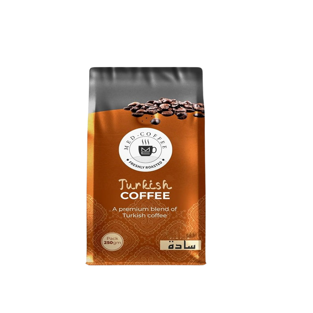 Med Coffee - Turkish Coffee - Medium Plain - 250gm