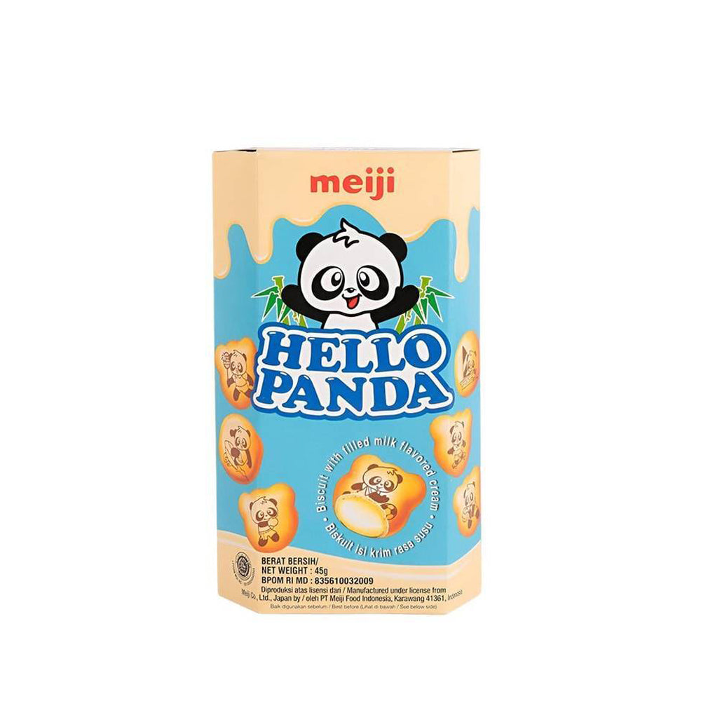 Meiji - Hello Panda Biscuit with filled Milk Flavored - 42g