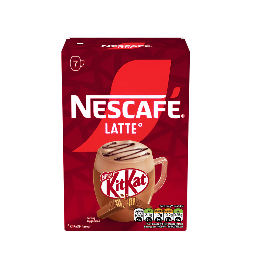 Nescafe - Instant Coffee - KitKat Latte - 7 Sachets