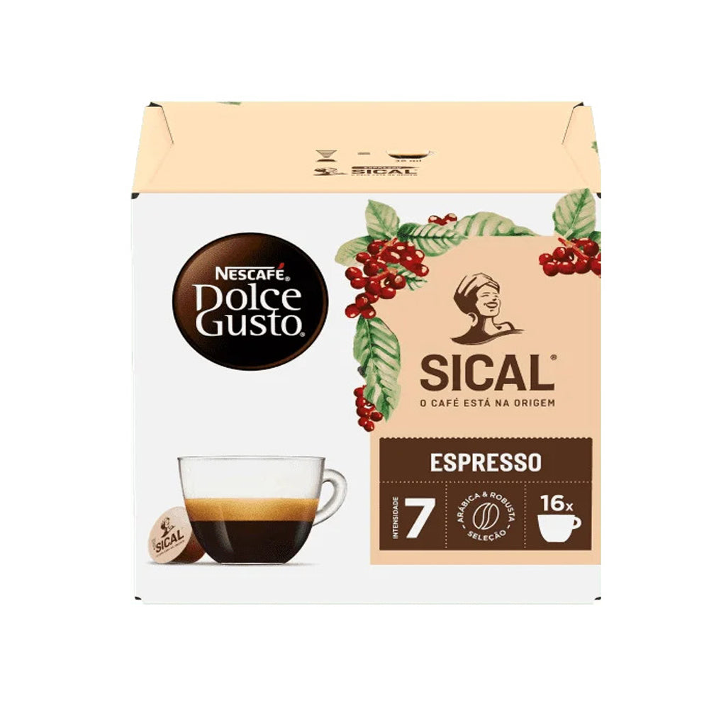 Nescafe Sical Espresso - Dolce Gusto Compatible - 16 Capsules