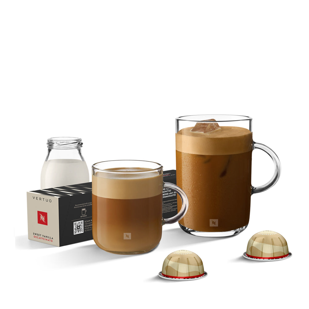 Nespresso Vertuo Compatible - Sweet Vanilla Decaffeinato - 10 Capsules