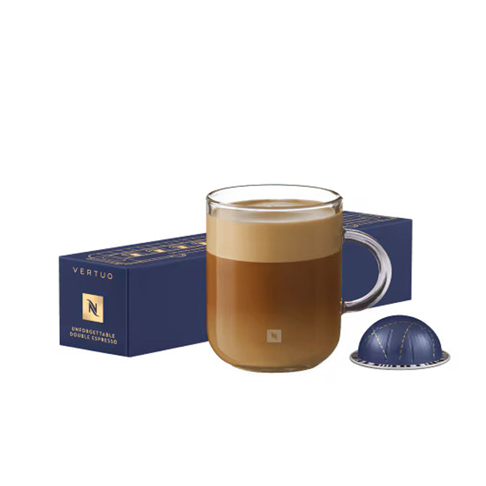 Nespresso Vertuo Compatible - Unforgettable Double Espresso - 10 capsules