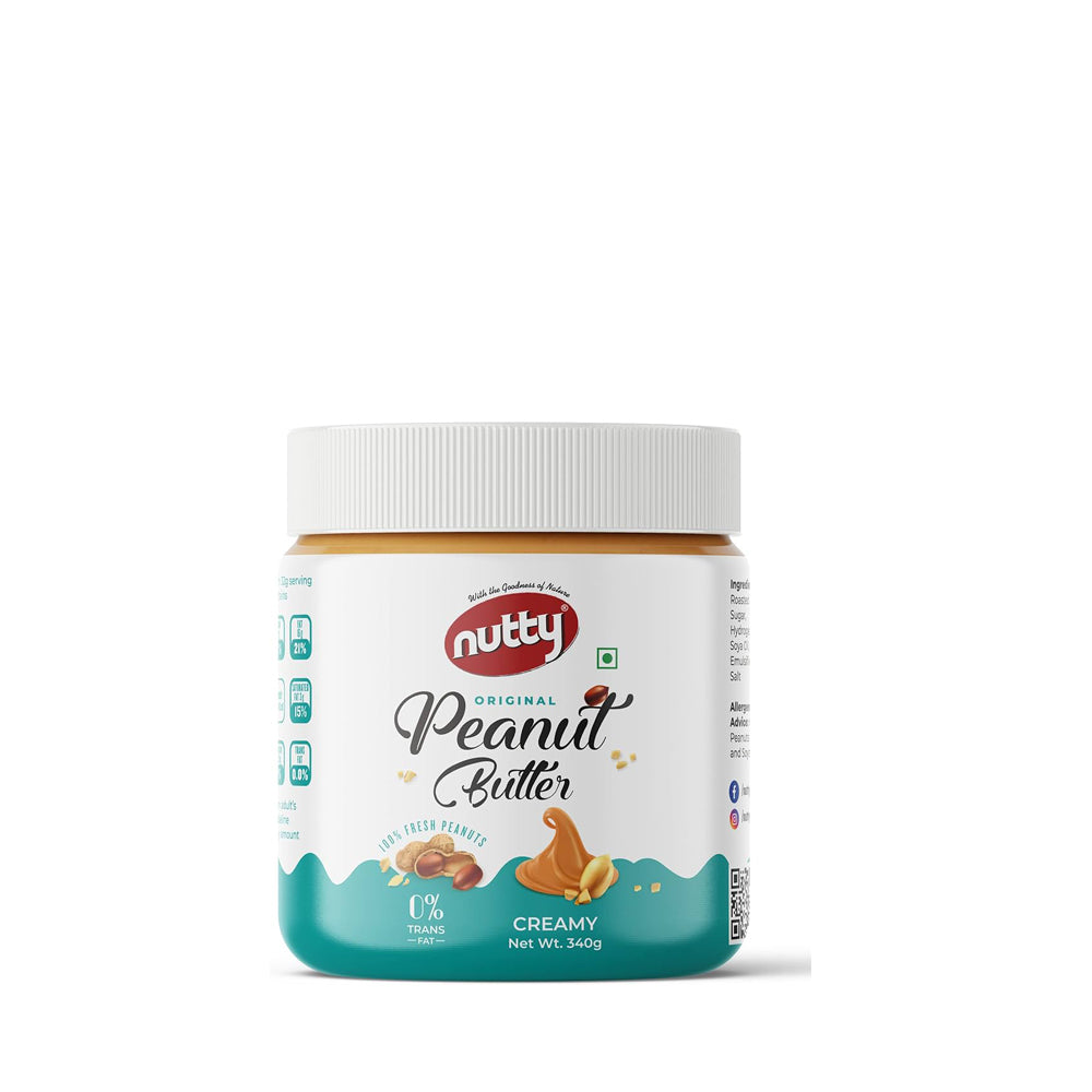 Nutty - Peanut Butter Creamy - 340g