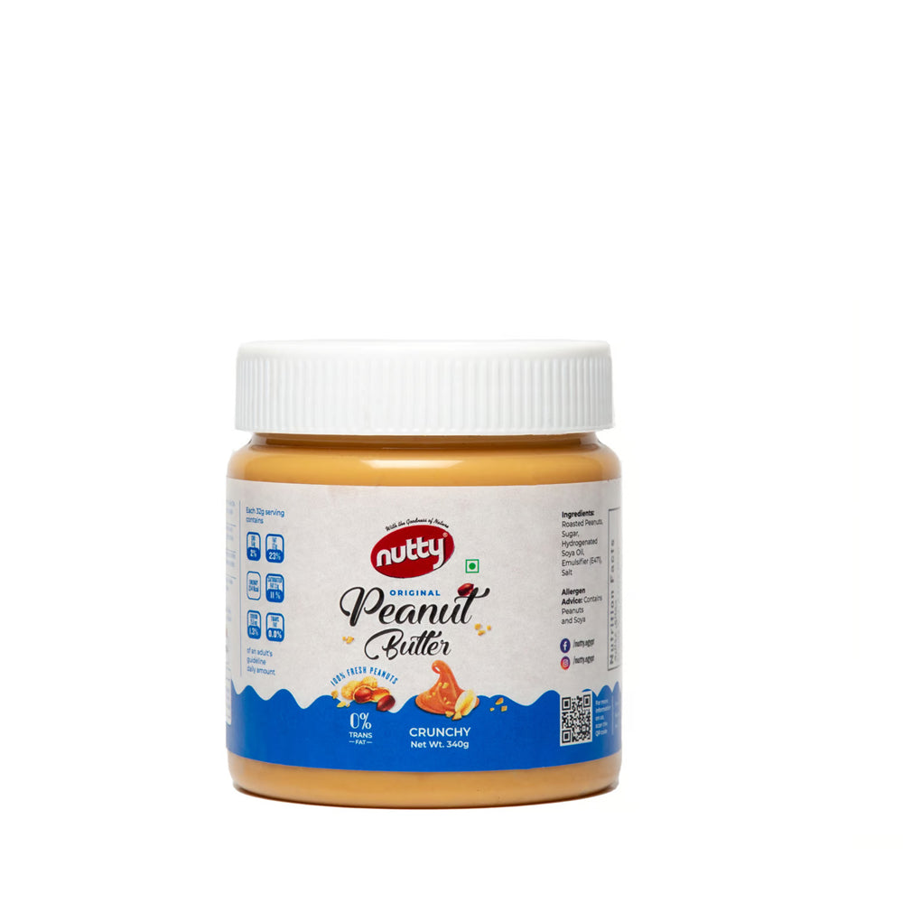 Nutty - Peanut Butter Crunchy - 340 g