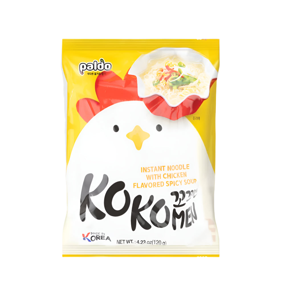 Paldo - Kokomen - Instant Noodles with Chicken flavored spicy soup - 120g