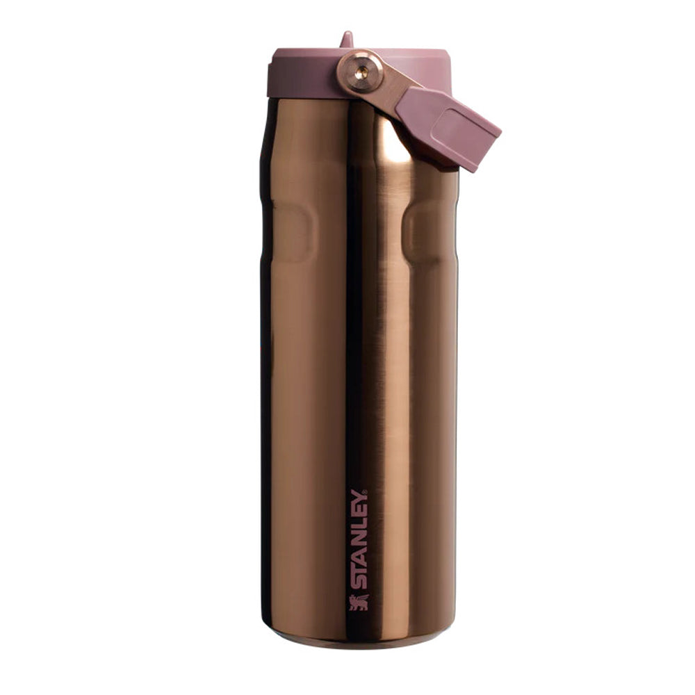 Stanley - The Ice Flow Bottle with Flip Straw Lid - 24 oz / 710 ml - Polished Rose Gold