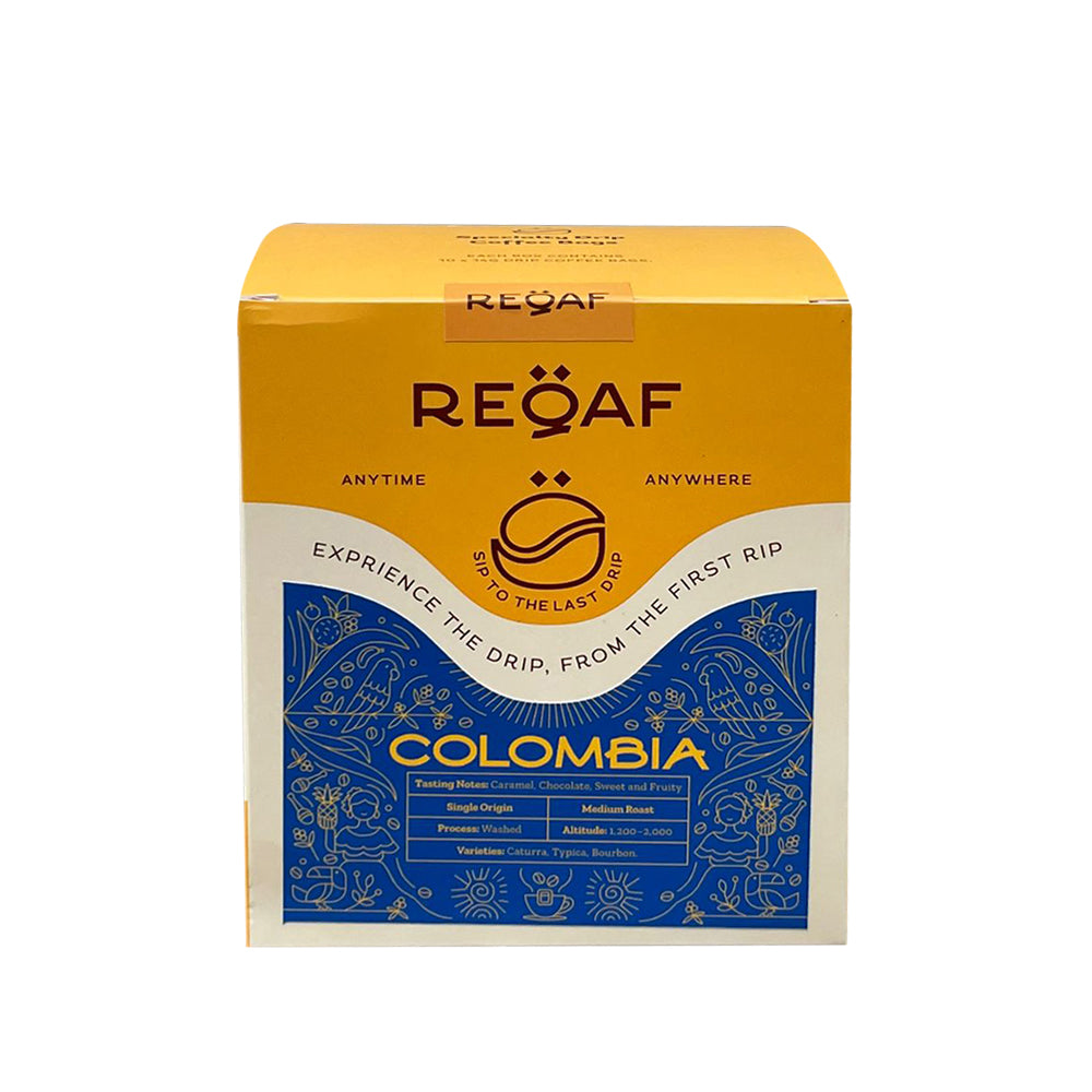 ReQaf - Drip Coffee Bags - Colombia - 10 bags – Fengany