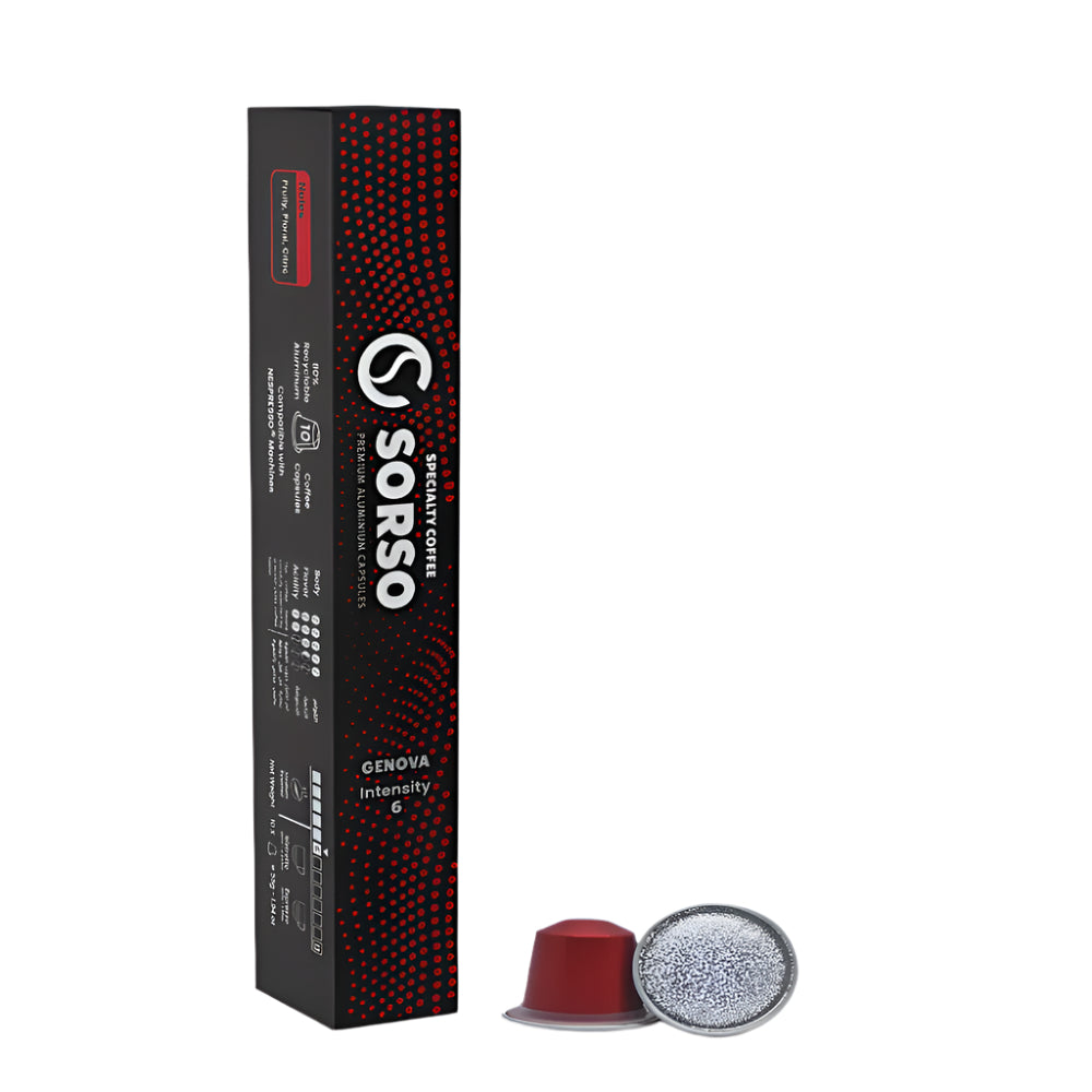 Sorso Speciality Coffee - Nespresso Compatible - Genova - 10 capsules