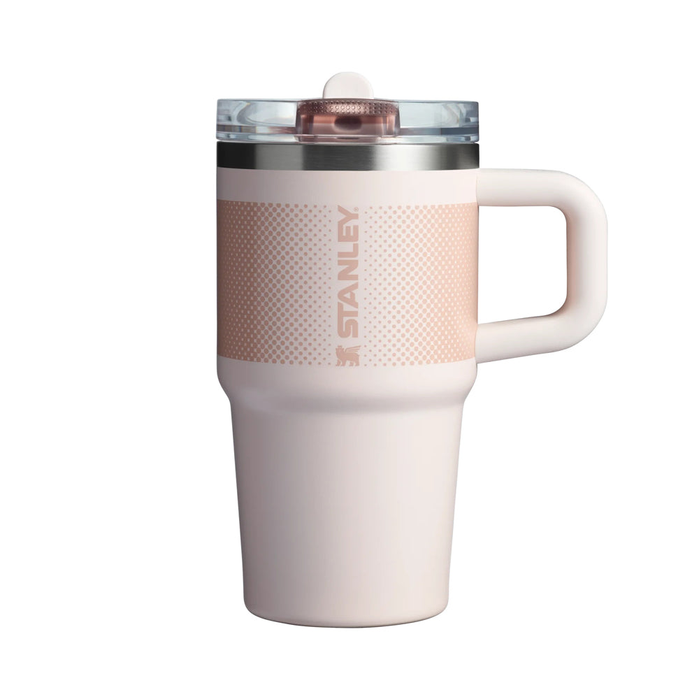 Stanley Mug - Flip Straw Tumbler with Leakproof Lid 20 oz / 591 ml - Rose Quartz Fade