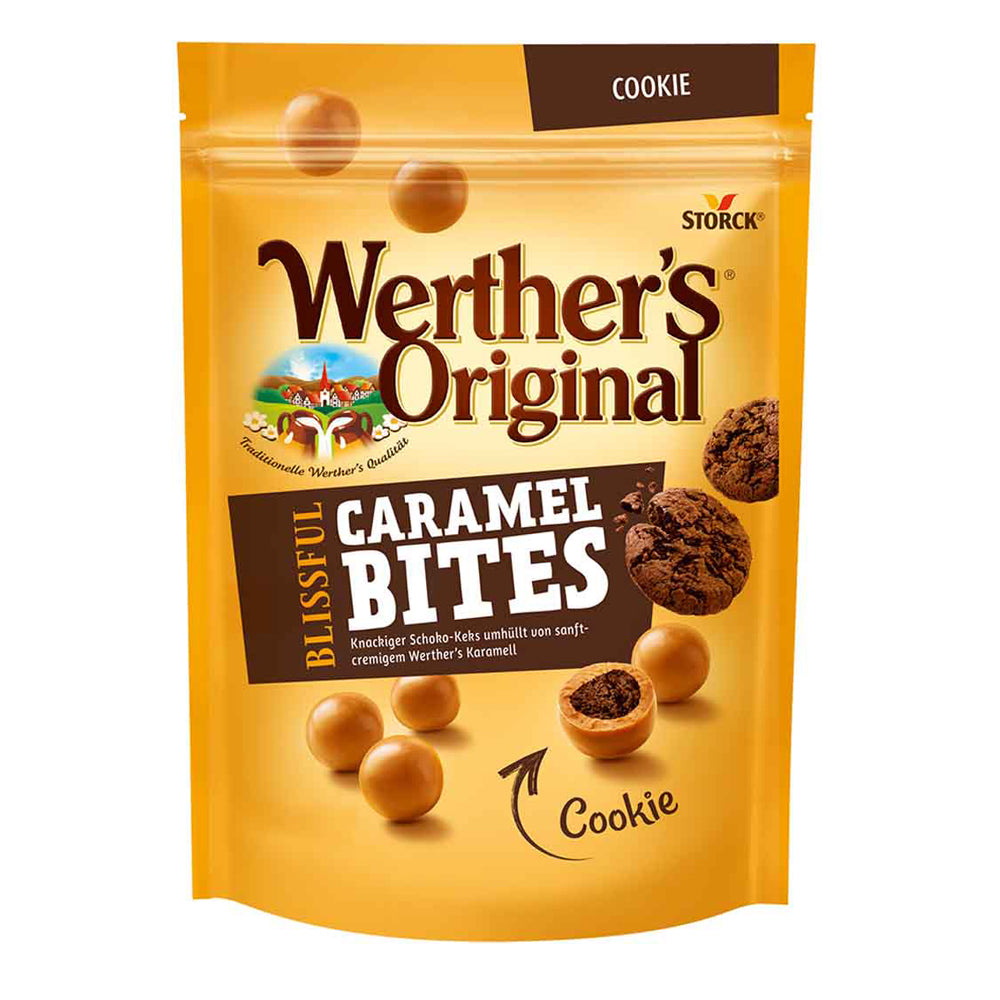 Storck - Werther's Original Crunchy Cookie Caramel Bites - 154g