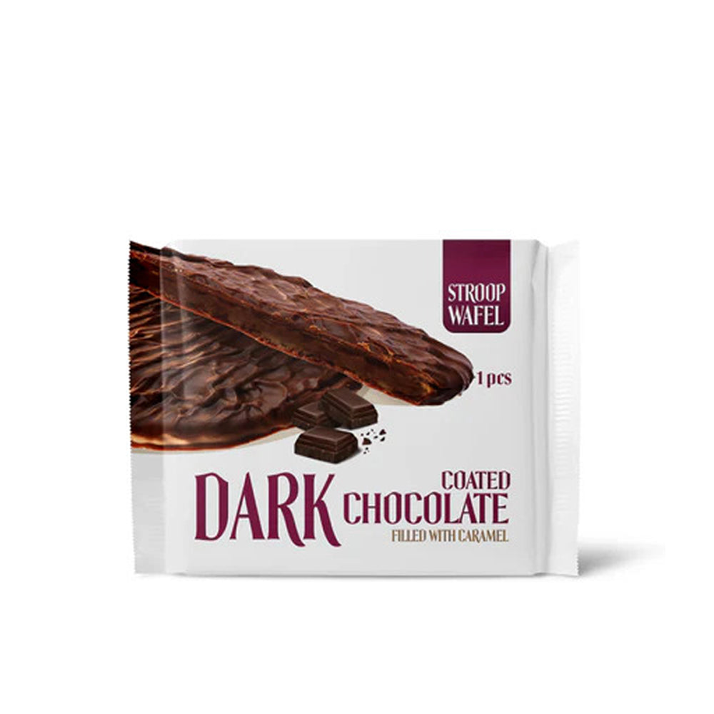 Stroopwafel - Dark Chocolate Coated - 41g