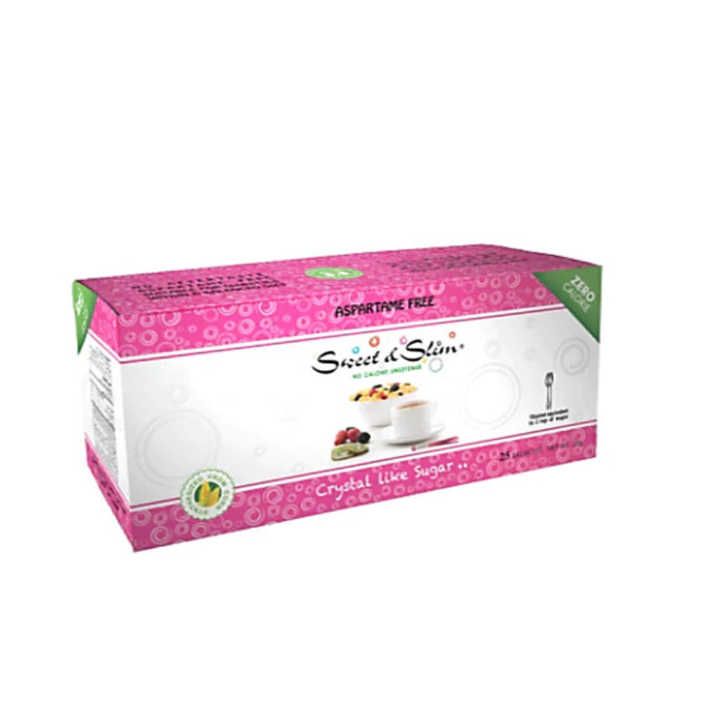 Sweet & Slim - Crystal Sweetener Aspartame Free - 25 sachets