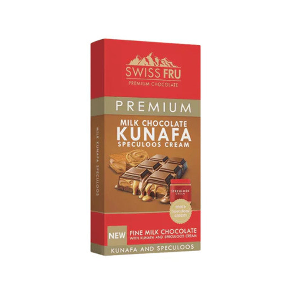 Swiss Fru - Dubai Chocolate Premium Milk Chocolate Kunafa Speculoos Cream - 150g