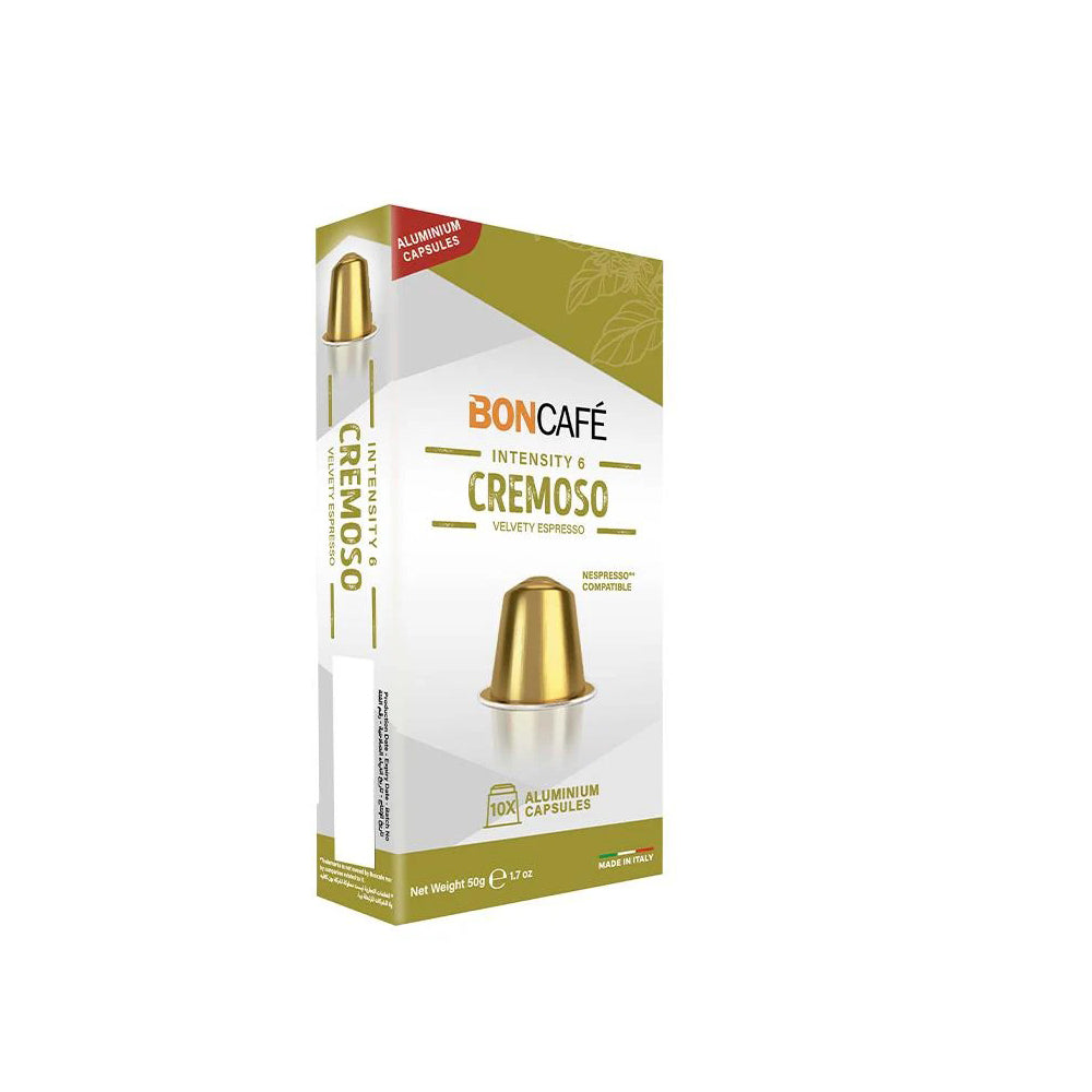 BonCafé - Cremoso Compatible with Nespresso - 10 Capsules