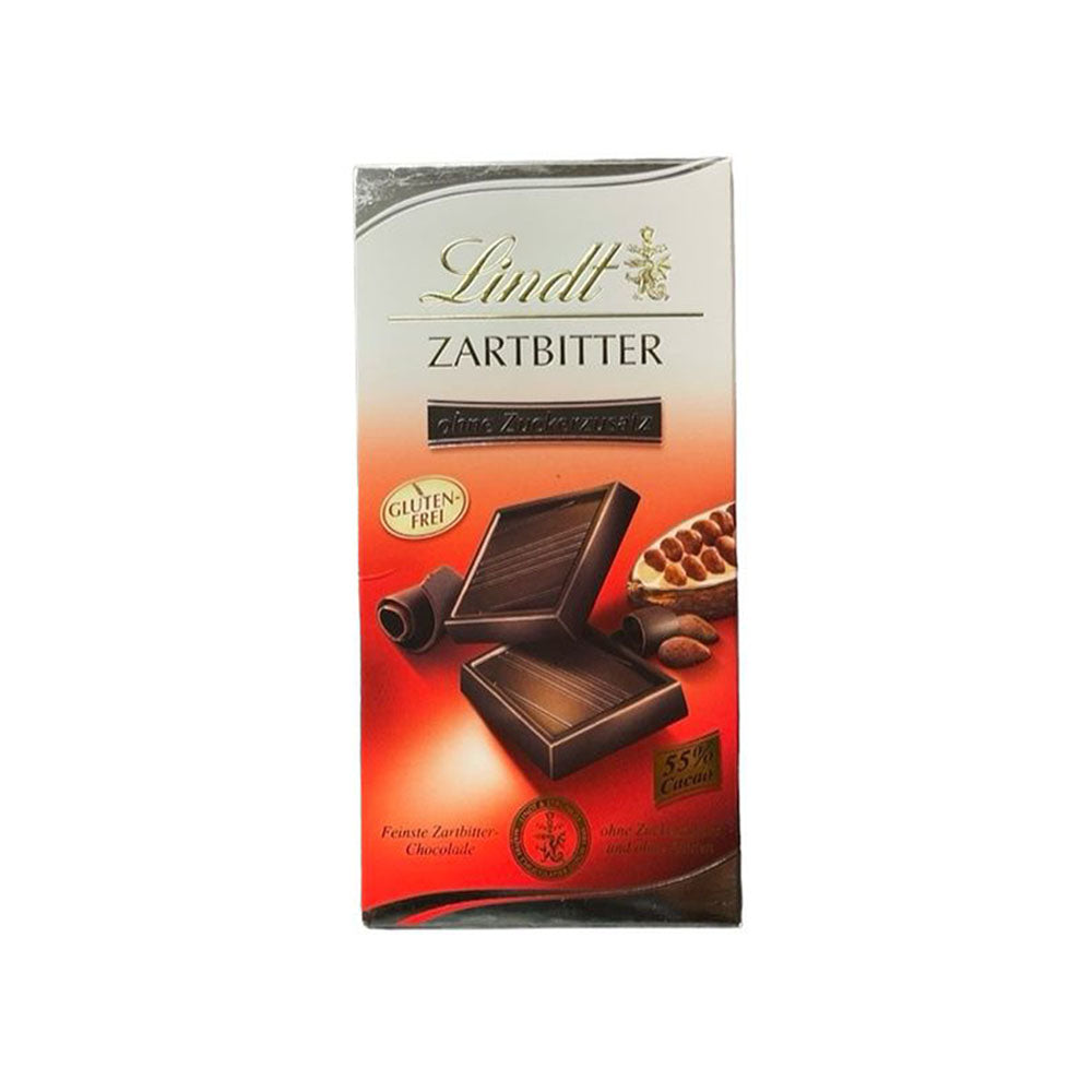 Lindt-Zartbitter ohne Zuckerzusatz (Sugar Free) - 100g