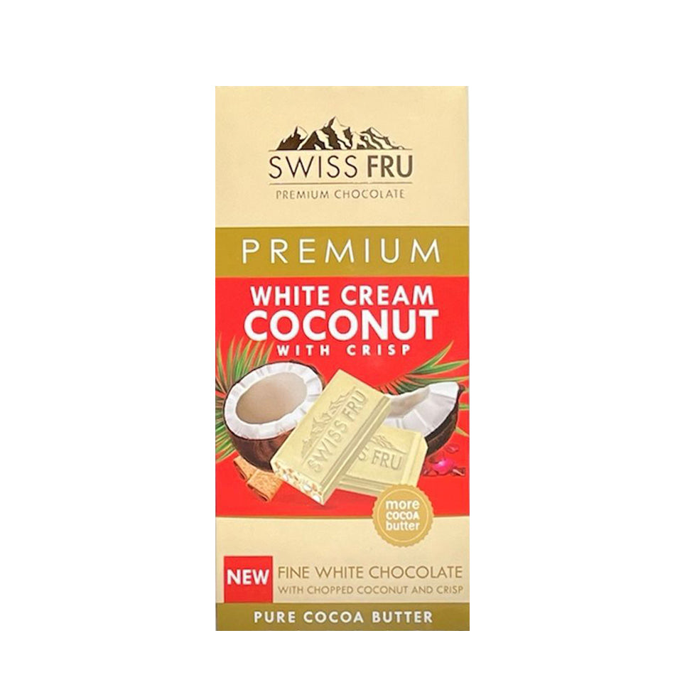Swiss Fru - White Cream Coconut - 80g