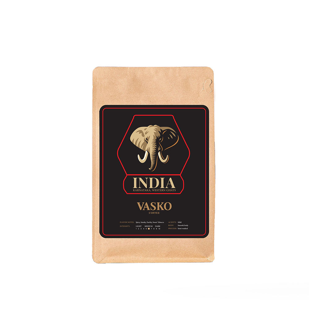VASKO COFFEE - Whole Beans - INDIA - 250g