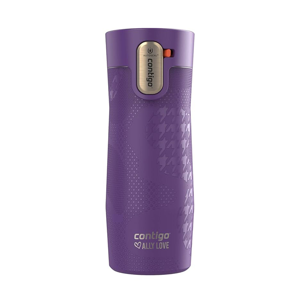 Contigo - Ally Love Stainless Steel Vacuum-Insulated Travel Mug with Autoseal - West Loop - 16oz/473ml - Violet