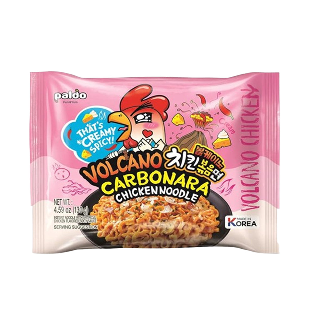 Paldo - Korean Ramen Volcano Carbonara - Chicken Noodle - 130g
