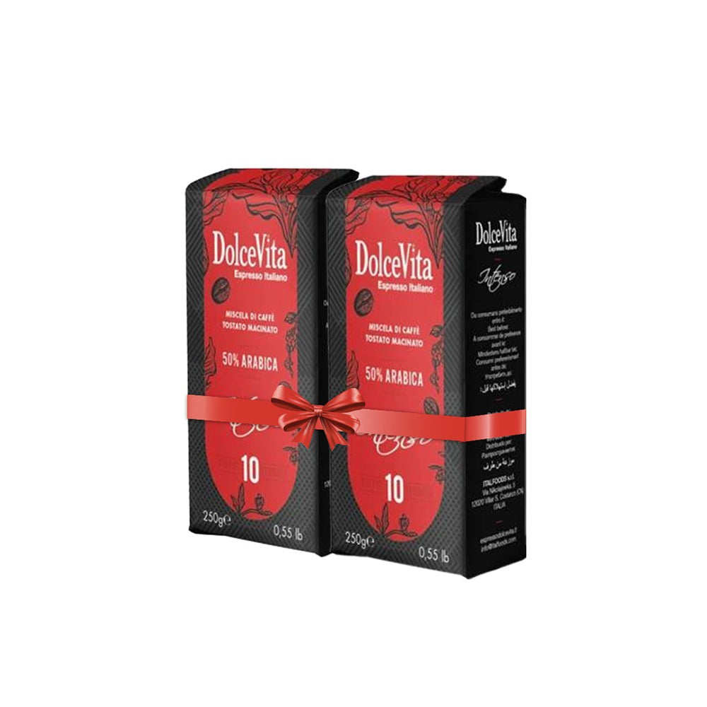 Dolce Vita Bundle - Ground Coffee - Intenso - 250g