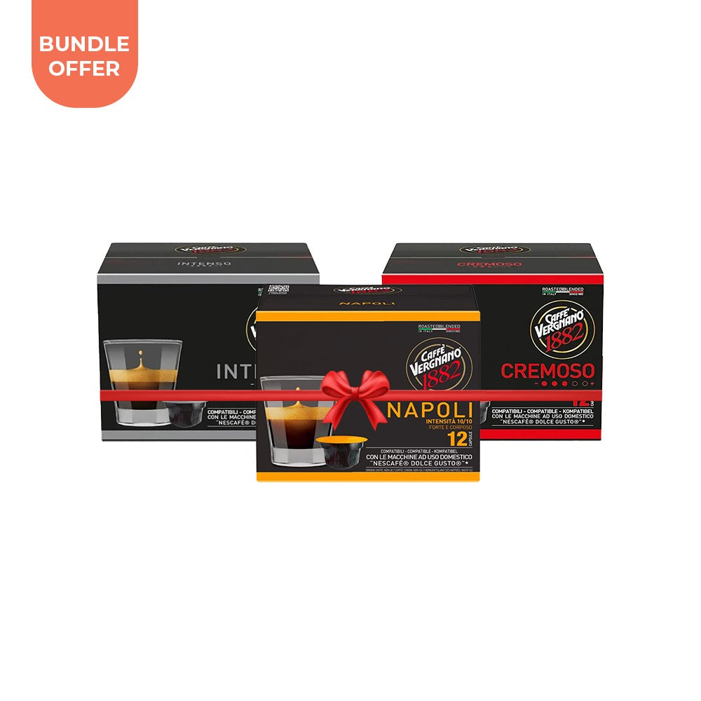 Bundle Of 3 : Caffe Vergnano - Dolce Gusto Compatible