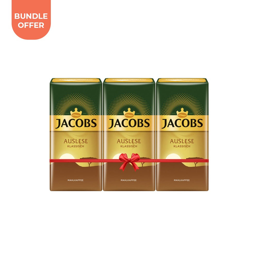 Bundle of 3 - Jacobs Selection Classic - Ground Coffee - 500g (Best Before 03/11/2025)