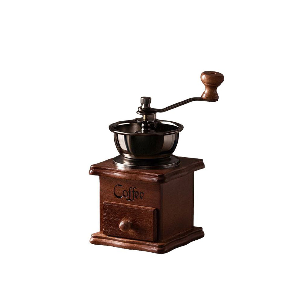 Wooden coffee grinder