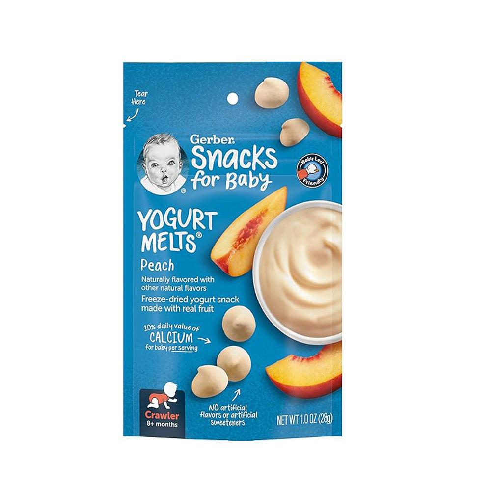 Gerber - Snacks for Baby - Yogurt Melts Peach - 28g