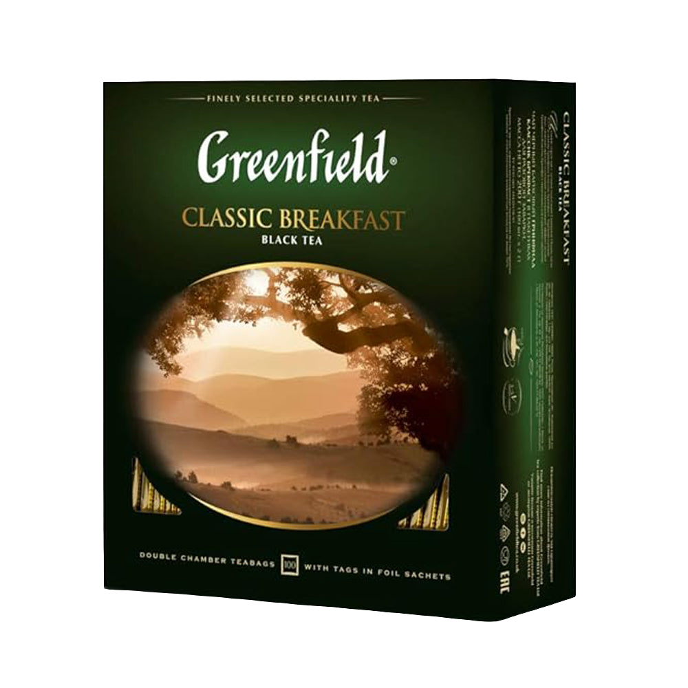 Green Field - Black Tea - Classic Breakfast - 100 Tea Bags
