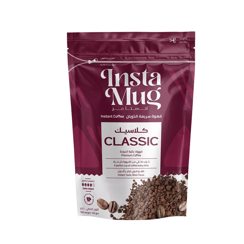 InstaMug - Instant Coffee - Classic - Premium Coffee - 100g