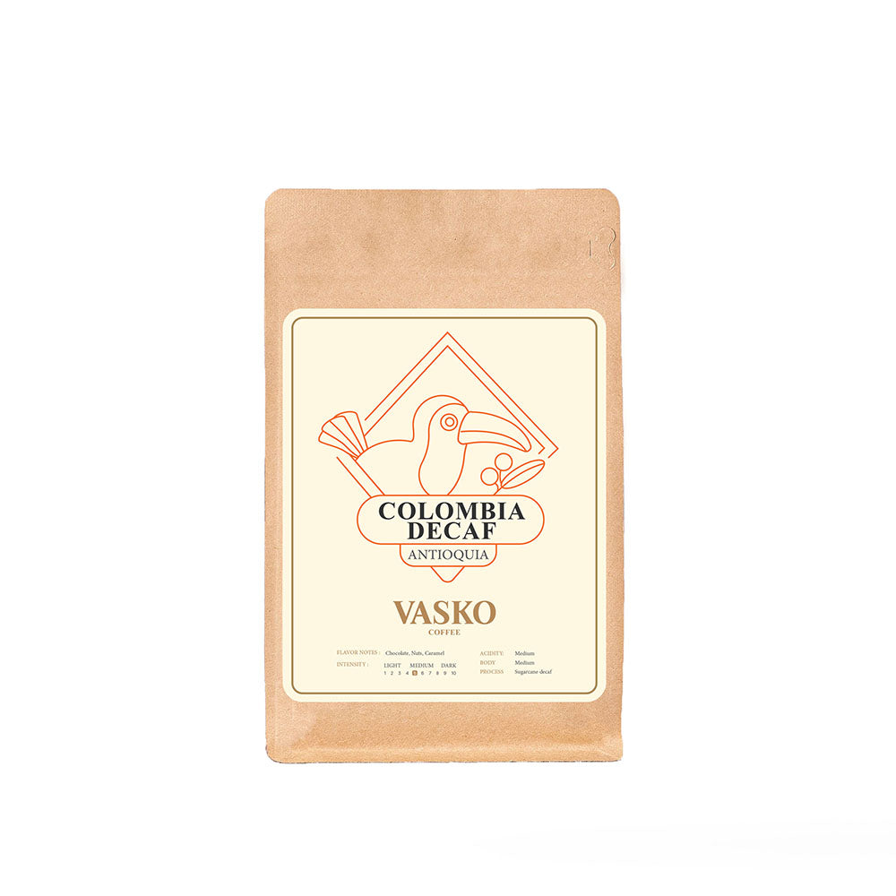 VASKO COFFEE - Whole Beans - Colombia Decaf - 250g