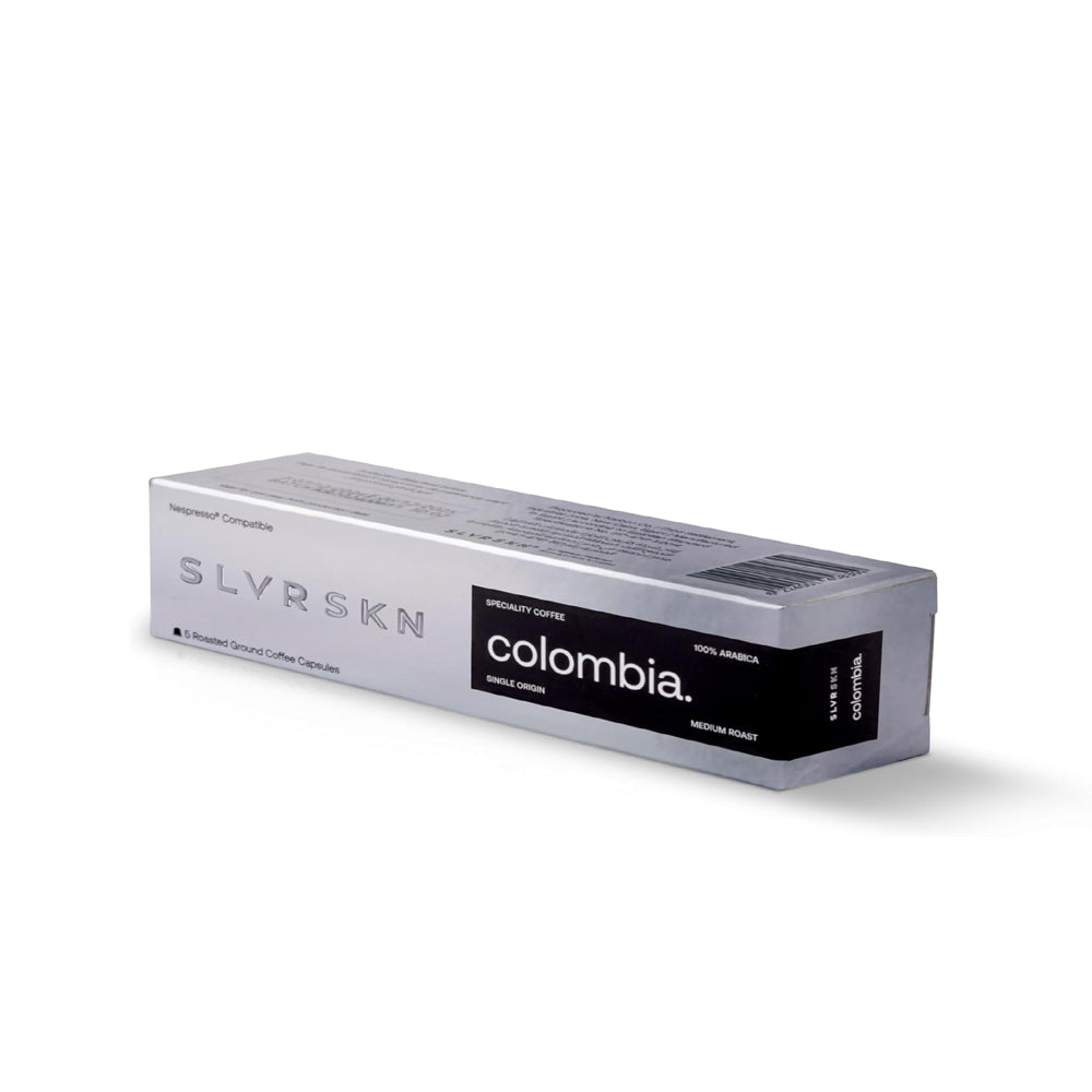 SLVRSKN Specialty Coffee Capsules - Nespresso Compatible - Colombia - 5 pods