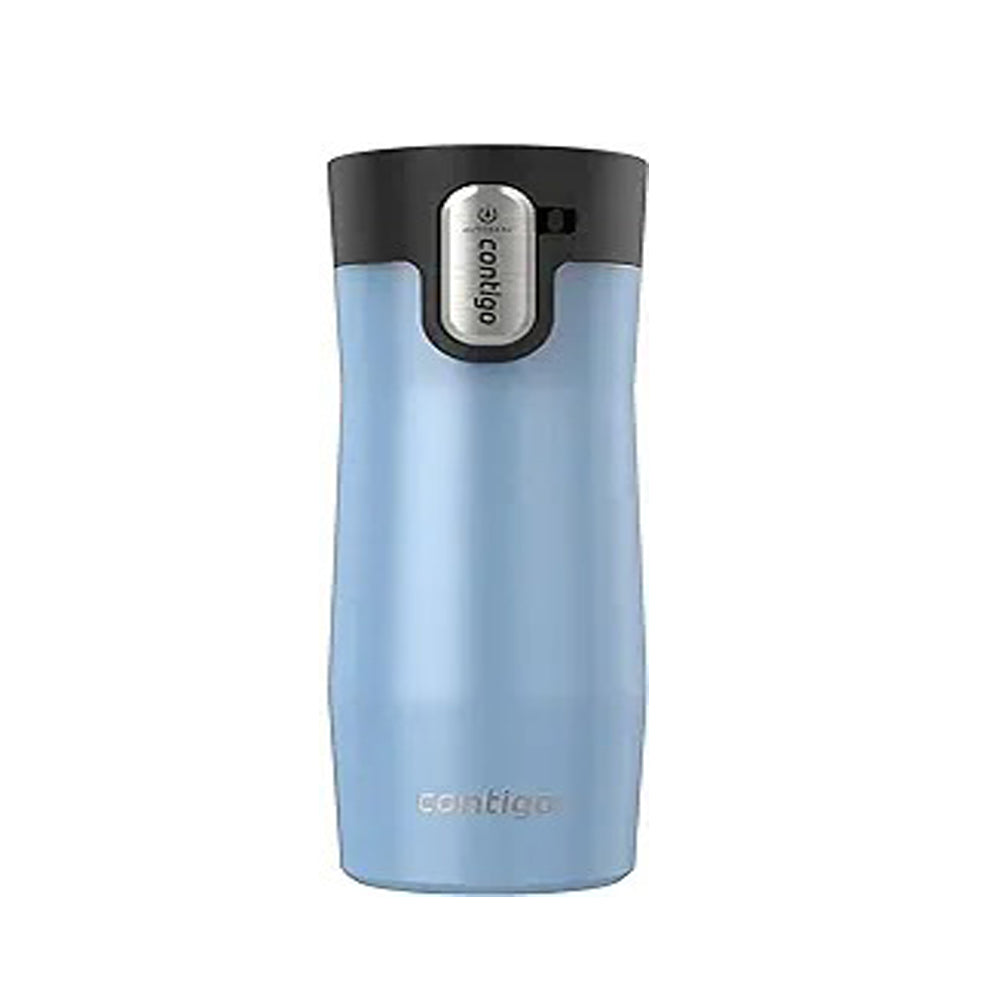 Contigo - AUTOSEAL West Loop Vacuum - Insulated Stainless Steel Travel Mug with Easy-Clean Lid, 16 oz, Light Blue