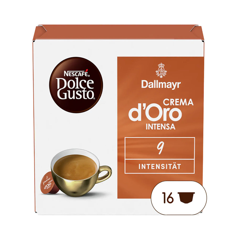 Dallmayr Crema d'Oro Intensa Dolce Gusto Compatible pods - 16 capsules