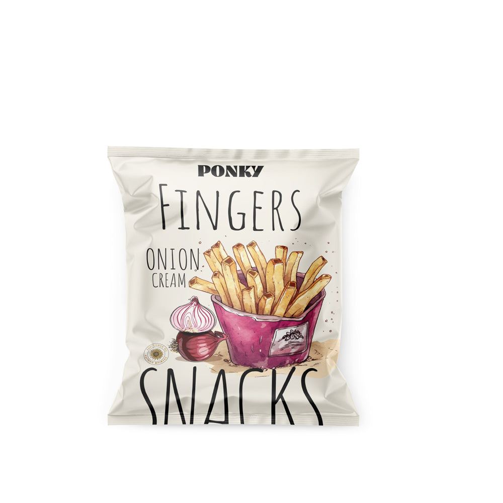 Ponky - Onion Cream Fingers Snack - 60g